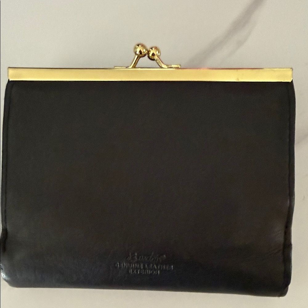 Buxton Heiress Double Cardex Wallet, Black